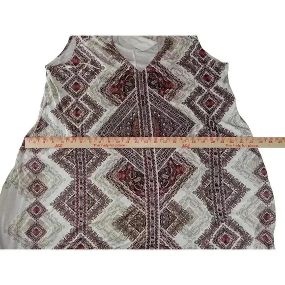 Altar'd State Women's  Multicolor Keyhole V Neck Sleeveless Dress  Sz Large - Picture 5 of 10